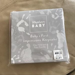 Baby’s first impressions keepsake. Clay hand & foot print kit
